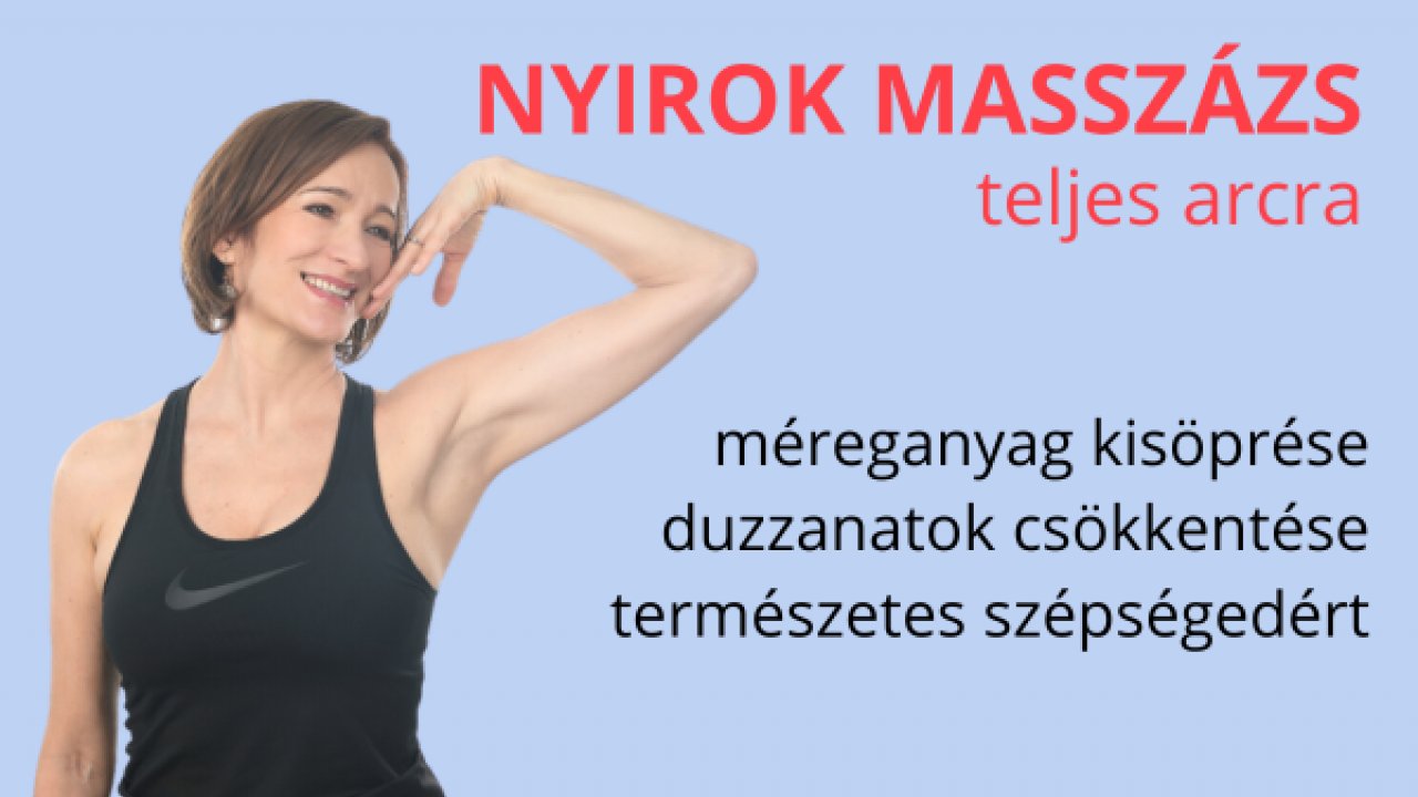 Nyirokmasszázs a teljes arcra