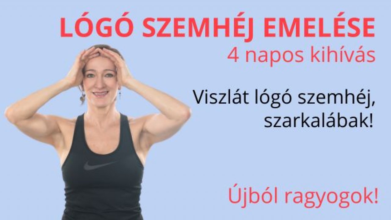 Lógó szemhéj emelése - élő workshop felvétele